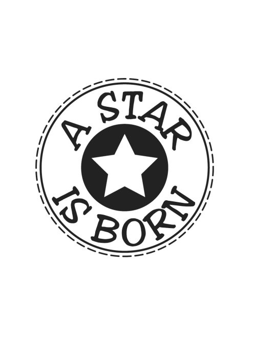 Bélyegző A Star is born, 3 cm 