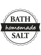 Bélyegző "Bath Salt -homemade", 3cm 