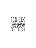 Bélyegző "relax - renew - refresh", 4x4cm