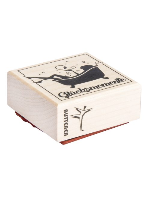 Stempel "Glücksmomente", 5x5cm