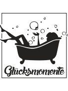 Stempel "Glücksmomente", 5x5cm