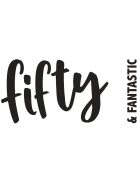 Fabélyegző: Fifty & Fantastic, 10x5cm