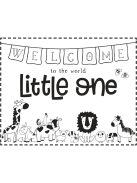Fabélyegző: Welcome Little one, 10x8cm