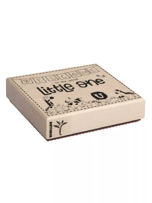 Fabélyegző: Welcome Little one, 10x8cm