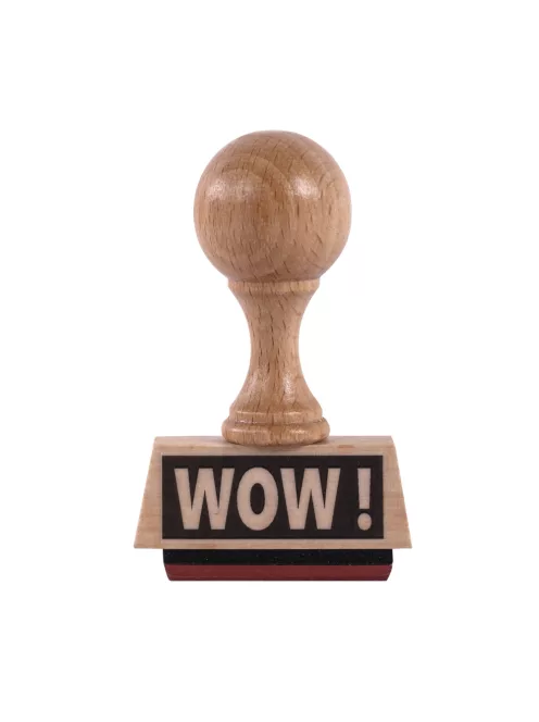 Bélyegző WOW!, 1,5x4cm
