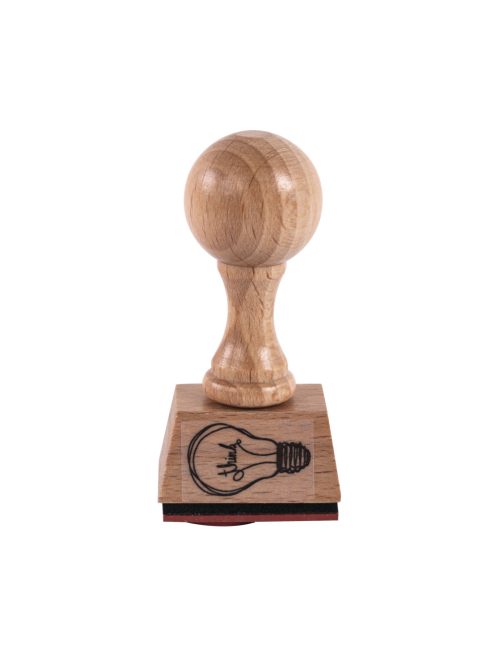 Bélyegző think - villanykörte, 2x3cm