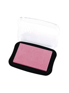   Delicata Metallic bélyegzőpárna, rózsaszín, 9,9x6,8x1,9cm