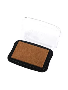 Delicata Metallic bélyegzőpárna, réz, 9,9x6,8x1,9cm