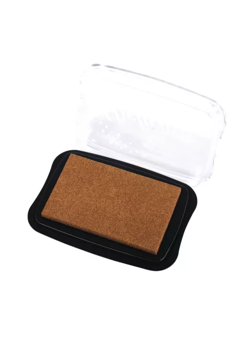 Delicata Metallic bélyegzőpárna, réz, 9,9x6,8x1,9cm