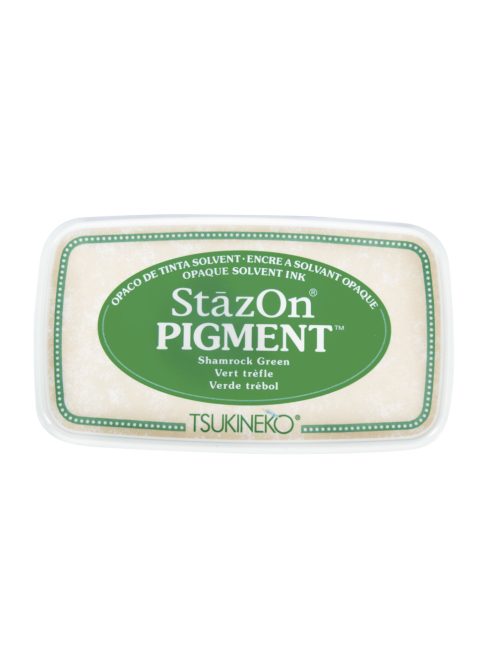 StazOn Pigment-bélyegzőpárna, sötétzöld, 9,6x5,5x2,2cm