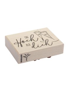 Bélyegző "Ein Hoch auf dich", 6x8cm
