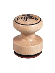 Bélyegző "vegan", 3cm ?