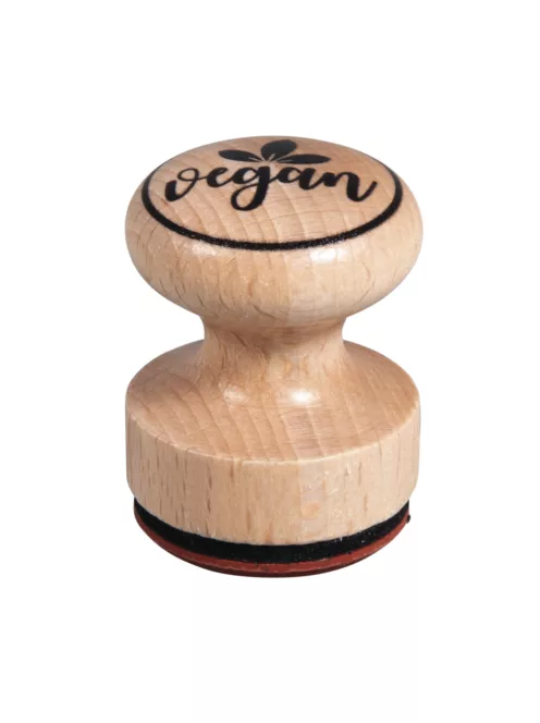 Bélyegző "vegan", 3cm ?