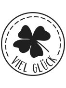 Bélyegző "Viel Glück", 3cm ?