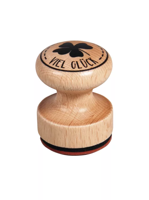 Bélyegző "Viel Glück", 3cm ?