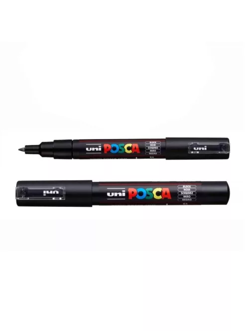 Dekormarker 0,7-1mm, Uni Posca PC-1M fekete