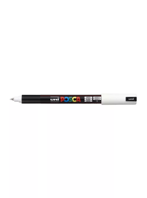 Dekormarker 0,7mm, Uni Posca PC-1MR fehér