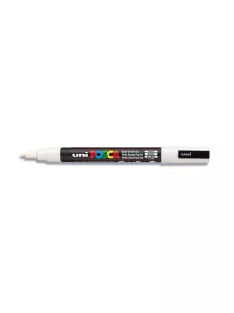 Dekormarker 0,9-1,3mm, PC-3M Uni Posca fehér