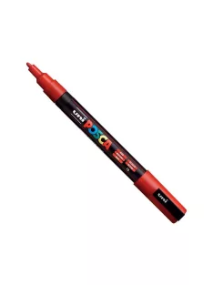 Dekormarker 0,9-1,3mm, Uni Posca PC-3M piros