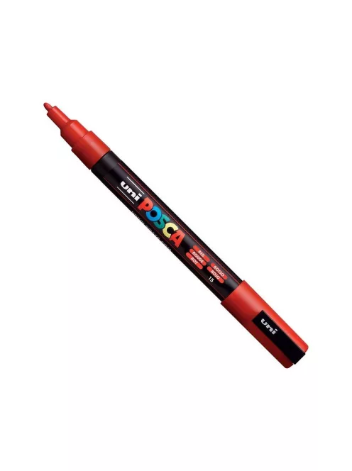 Dekormarker 0,9-1,3mm, Uni Posca PC-3M piros