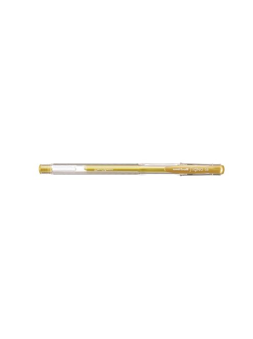 Zselés toll 0,5mm, Uni UM-100, írásszín arany