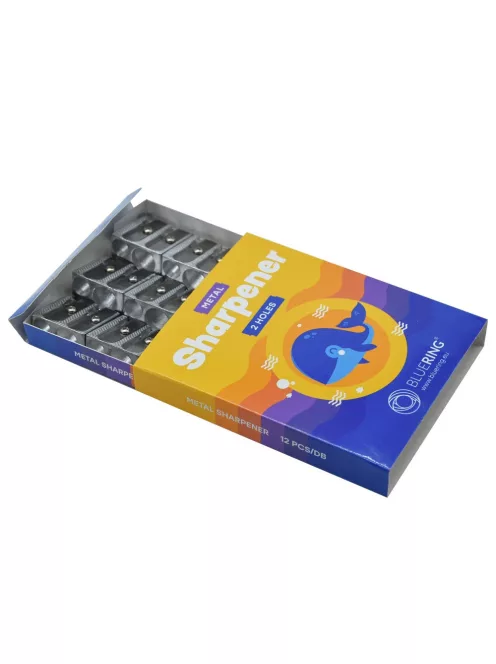 Hegyező 2 lyukú fém, Bluering®, 