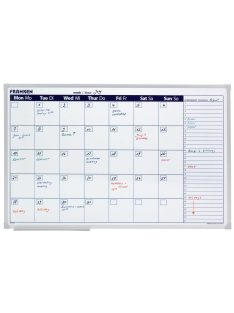   Havi tervezőtábla, mágneses, 90x60cm, ValueLine  VO-7 Franken