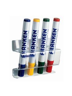   Táblamarker tartó mágneses 4 db marker tárolására alkalmas  átlátszó Z1981 Franken