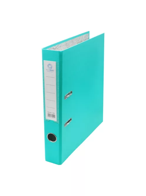 Iratrendező A4, 5cm,lapraszerelt, Bluering® Smart türkiz