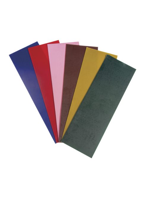 Viaszfólia country-színek, csom. 6-féle szín, 20x6,5 cm