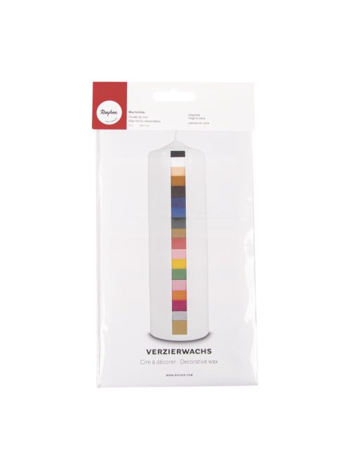 Viaszfólia, csom.18-féle szín, 10x5 cm