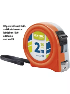 mérőszalag  1 stoppos; 3m×19mm, KIFUTÓ, helyette: 921003