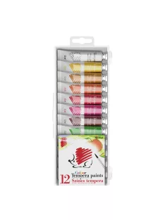 Tempera színes 12x12ml, Süni Ico 12 klf. szín