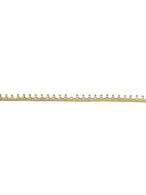 Viaszbordűr, 19 cm, arany, csom. 2 db