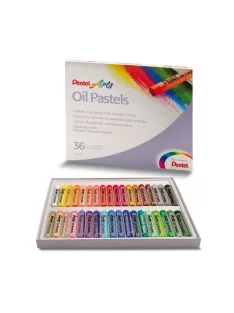Kréta olajpasztell készlet, PHN-36U Pentel, 36 klf. szín