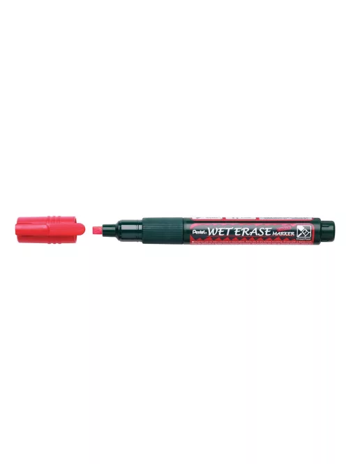 Krétamarker vágott, törölhető folyékony SMW26-BO Pentel piros