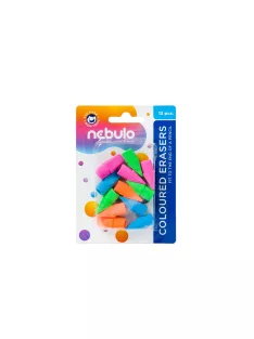 Radír, ceruzavég 12 db-os, Nebulo