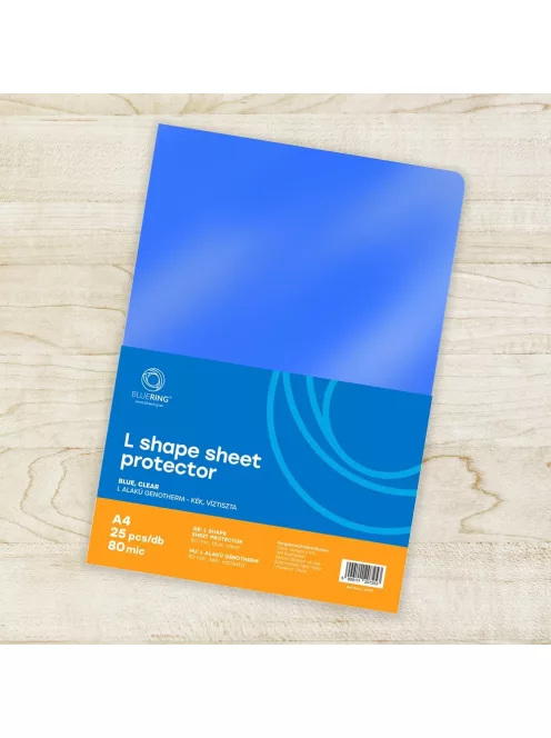 Genotherm 'L' A4, 80 micron kék 25 db/csomag, Bluering®,