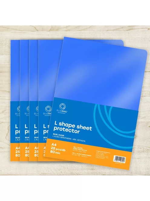 Genotherm 'L' A4, 80 micron kék 25 db/csomag, Bluering®,