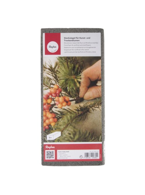 Oázis (tűzőhab), egyesével csomagolva,23x11x8 cm