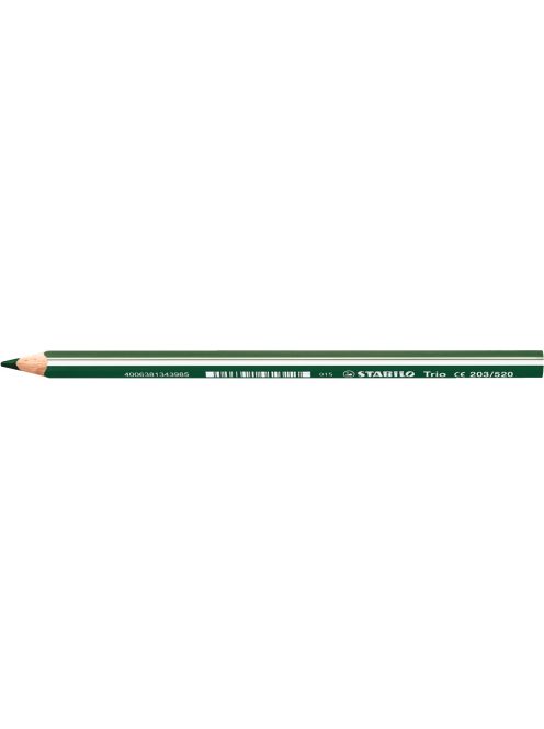 Színes ceruza vastag háromszögletű STABILO TRIO 203/520 sötétzöld