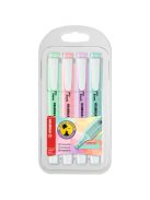 Szövegkiemelő 1-4mm, vágott hegy 4 db-os Stabilo Swing cool pastel 275/4
