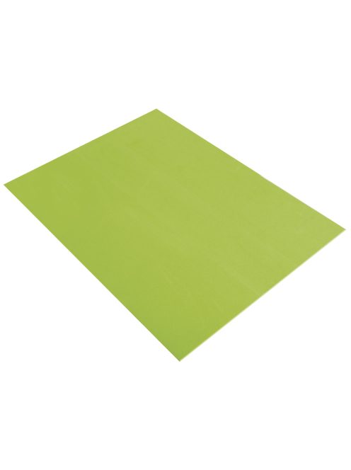 Dekorgumi lap, 2 mm, vil.zöld, 20x30 cm