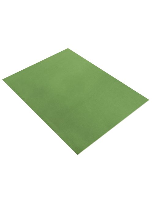 Dekorgumi lap, 2 mm, s.zöld, 20x30 cm