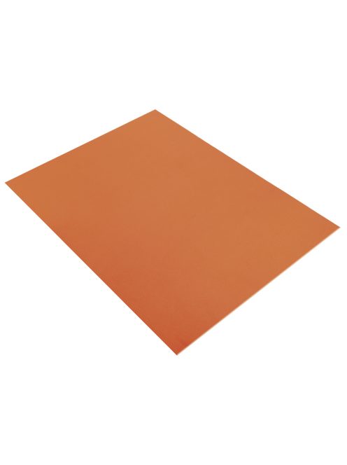 Dekorgumi lap, 2 mm, narancssárga,20x30 cm