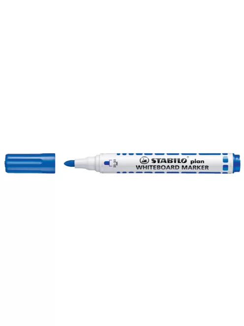 Táblamarker 2,5-3,5mm, kerek hegyű, Stabilo Plan 641/41 kék