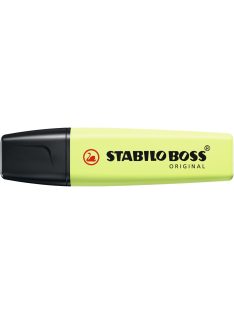   Szövegkiemelő 2-5mm, vágott hegyű, STABILO Boss original Pastel lime