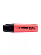 Szövegkiemelő 2-5mm, vágott hegyű, STABILO Boss original 70/40 piros