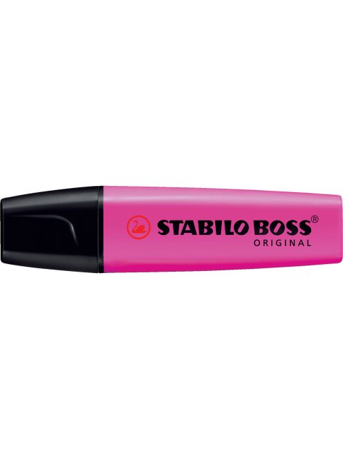 Szövegkiemelő 2-5mm, vágott hegyű, STABILO Boss original pink