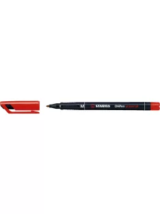 Alkoholos marker 1mm, STABILO OHPen M piros